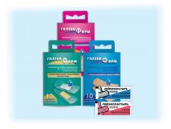 Лейкопластырь 3.8х3.8см С-пласт пленочный бактерицидный телесный