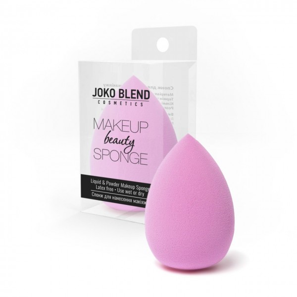 Спонж для макияжа Makeup Beauty Sponge Pink Joko Blend, розовый, 1 шт.