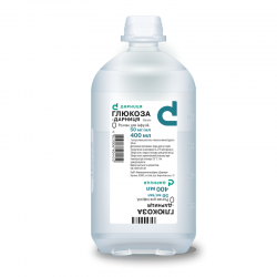 Глюкоза-Дарница раствор для инфузий, 50 мг/мл, 400 мл, 1 шт.