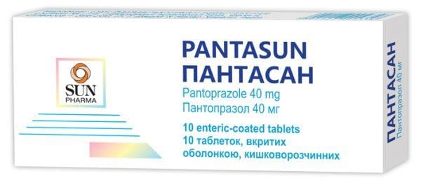Пантасан 40 мг №30 таблетки