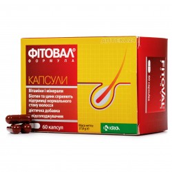 Фитовал капсулы для укрепления волос, 60 шт.