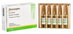 Диоксидин раствор 1% в ампулах по 10 мл, 10 шт.