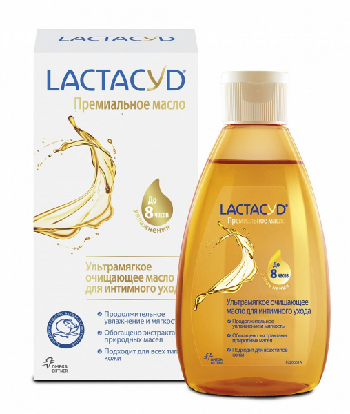 Лактацид нежное масло для интимной гигиены 200 мл Спец.