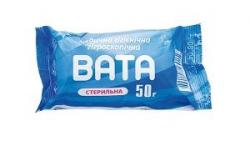 Вата стерильная 50 г Снежинка ролик