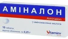 Аминалон 0.25 г №10 таблетки