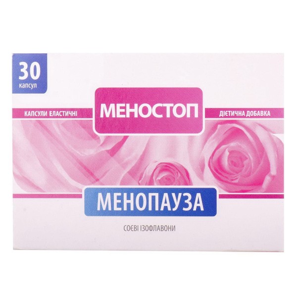 Меностоп капсулы для женщин в период менопаузы, 30 шт.