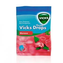 Викс леденцы малина 72г