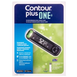 Система измерения уровня глюкозы Contour Plus One, 1 шт.