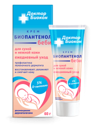 Биопантенол Беби крем для сухой и нежной кожи, 60 г