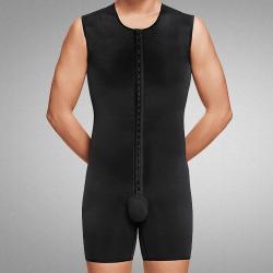 Белье компрессионное (комбидрес) мужское черное  8/S LC-1710 АУРАФИКС