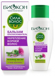 БИОКОН Сила Волос бальзам-ополаскиватель для укрепления корней волос, 215 мл