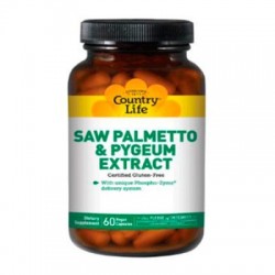 Экстракт сереноа и коры африканской сливы диетическая добавка капсулы, 60 шт. - Country Life 