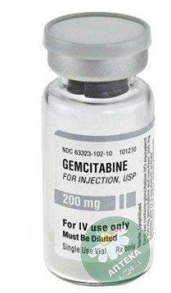 Гемцибин 200 мг №1 лиофилизат для приготовления раствора для инфузий