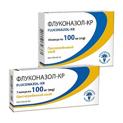Флуконазол-КР капсулы по 100 мг, 7 шт.
