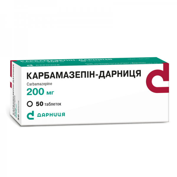 Карбамазепин-Дарница таблетки 0.2 г N50