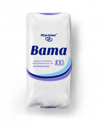 Вата нестерильная зиг-заг, 100 г - Перлина