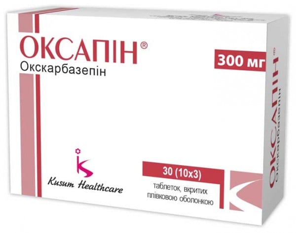 Оксапин таблетки по 300 мг, 30 шт.