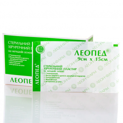 Лейкопластырь леопед 9 см х 15 см, 25 шт.