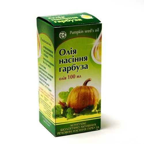 Масло семян тыквы, 100 мл - Опытный завод ГНЦЛС