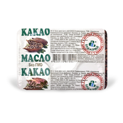 Какао маслo таблетки, 5 шт.