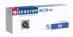 Экватор таблетки по 20 мг/10 мг, 30 шт.