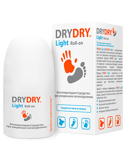 Dry Dry Light Antiperspirant дезодорант для тела шариковый, 50 мл