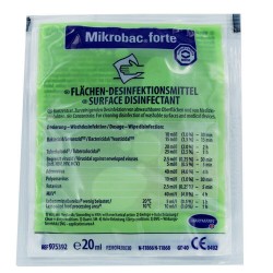 Микробак форте концентрат для дезинфекции поверхностей, 20 мл