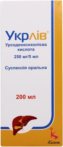 Укрлив суспензия оральная по 250 мг/5 мл, 200 мл