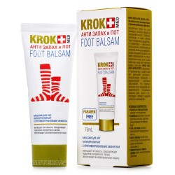 Крок Мед Анти запах и пот бальзам для ног, 75 мл