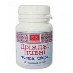 Дрожжи пивные чистая кожа таблетки №100 