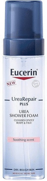 Eucerin Urea Repair Plus 5% пена для душа для сухой кожи тела, 200 мл