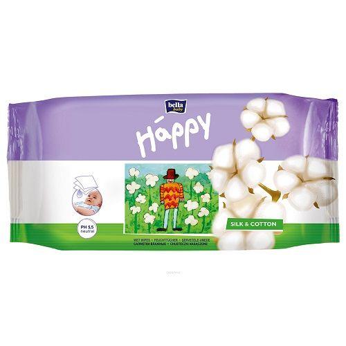 Белла детский Happy Silk & Cotton N64 салфетки