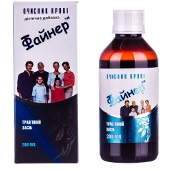 Файнер сироп очиститель крови противовоспалительный и восстанавливающий для кожи, 200 мл