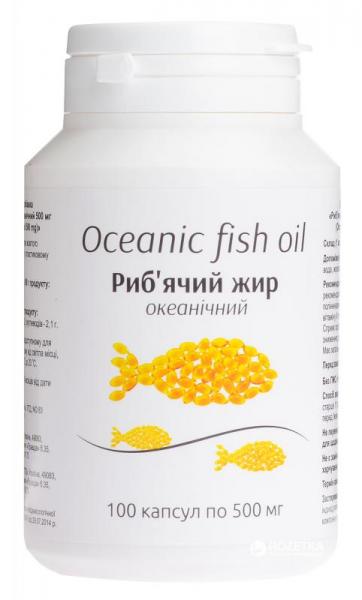 Рыбий жир океанический 500 мг №100 капсулы - Сирио Фарма Ко,ЛТД, КНР