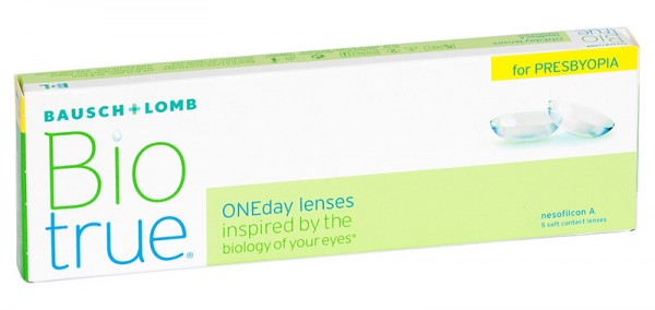 Контактные линзы Biotrue ONEday For Presbyopia H +02.25, 5 шт.