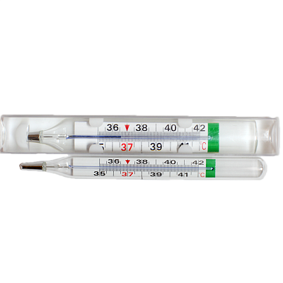 Paramed термометр медицинский ртутный стеклянный Акция