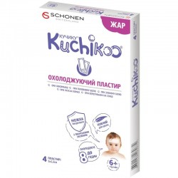 Кучику Охлаждающий пластырь 5х12 см, 4 шт.