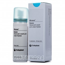  12020 Coloplast Brava защитный спрей для кожи, 50 мл