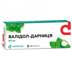Валидол-Дарница 60 мг №10 таблетки