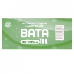 Вата Экобинт нестерильная зиг-заг, 100 г