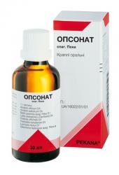 Опсонат Спаг Пека 30 мл капли оральные