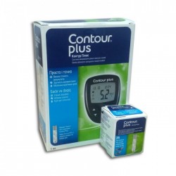 Тест-полоски Контур Плюс (Contour plus), 25 шт. + Глюкометр Контур Плюс (Contour plus), 1 шт. Акция