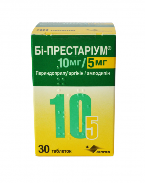 Би-Престариум таблетки по 10/5 мг, 30 шт.