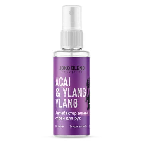 Антисептик для рук Joko Blend Acai & Ylang Ylang спрей, 35 мл