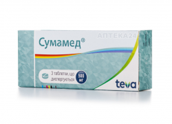 Сумамед таблетки по 500 мг, 3 шт. Акция