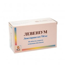 Левениум таблетки при эпилепсии по 750 мг, 50 шт.