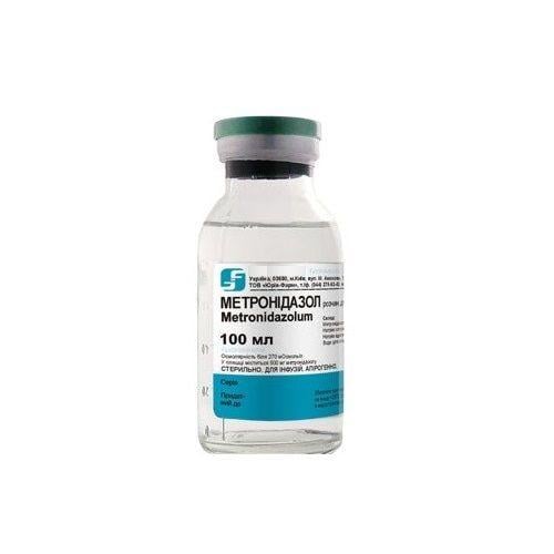 Метронидазол 0.5% 100 мл раствор для инфузий - ПрАТ "Инфузия"