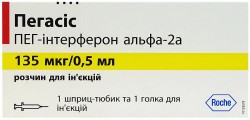 Пегасис 135 мкг/мл 0.5 мл N1 шприц-тюбик