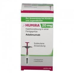 Хумира 20 мг/0,2 мл 0,2 мл в шприце N2 с салфеткой раствор для инъекций