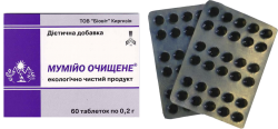 Мумие очищенное таблетки по 0,2 г, 60 шт.